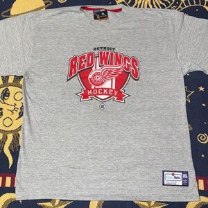 Vintage Hockey Rules Detroit Red Wings Hockey T-Shirt Men’s size XL